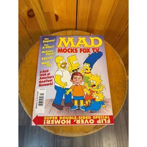 vintage MAD magazine special edition titled "MAD MOCKS FOX TV" from May 1999 (72